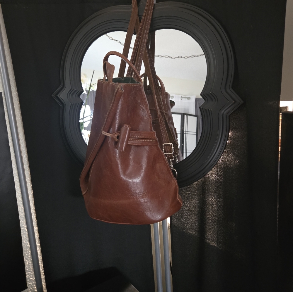 Brown Leather Men's Bag